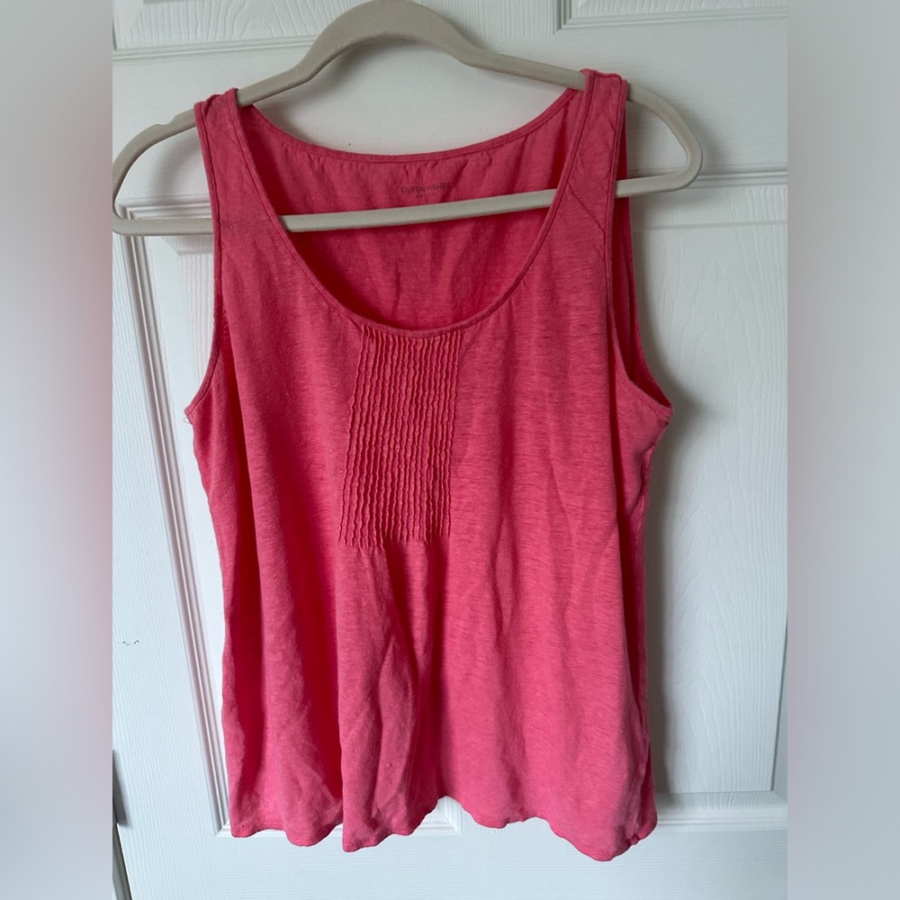 EILEEN FISHER  Coral Tank Top.